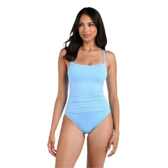 La Blanca Island GoddessLingerie Mio One Piece Swimsuit - Crystal Blue - Picture 3 of 9